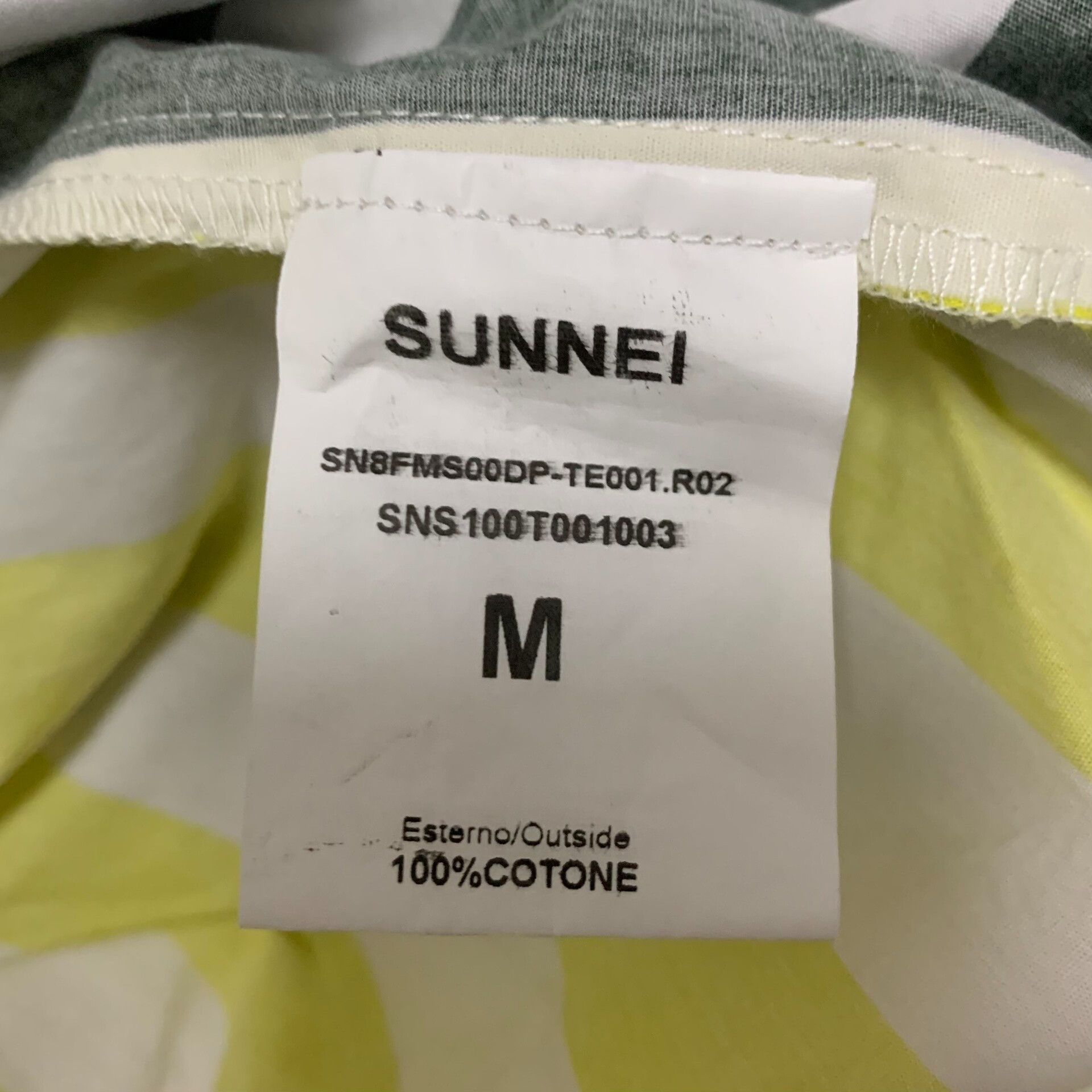 Sunnei SUNNEI Striped Colorblock Shirt SS18 Size US M / EU 48-50 / 2 - 5 Thumbnail