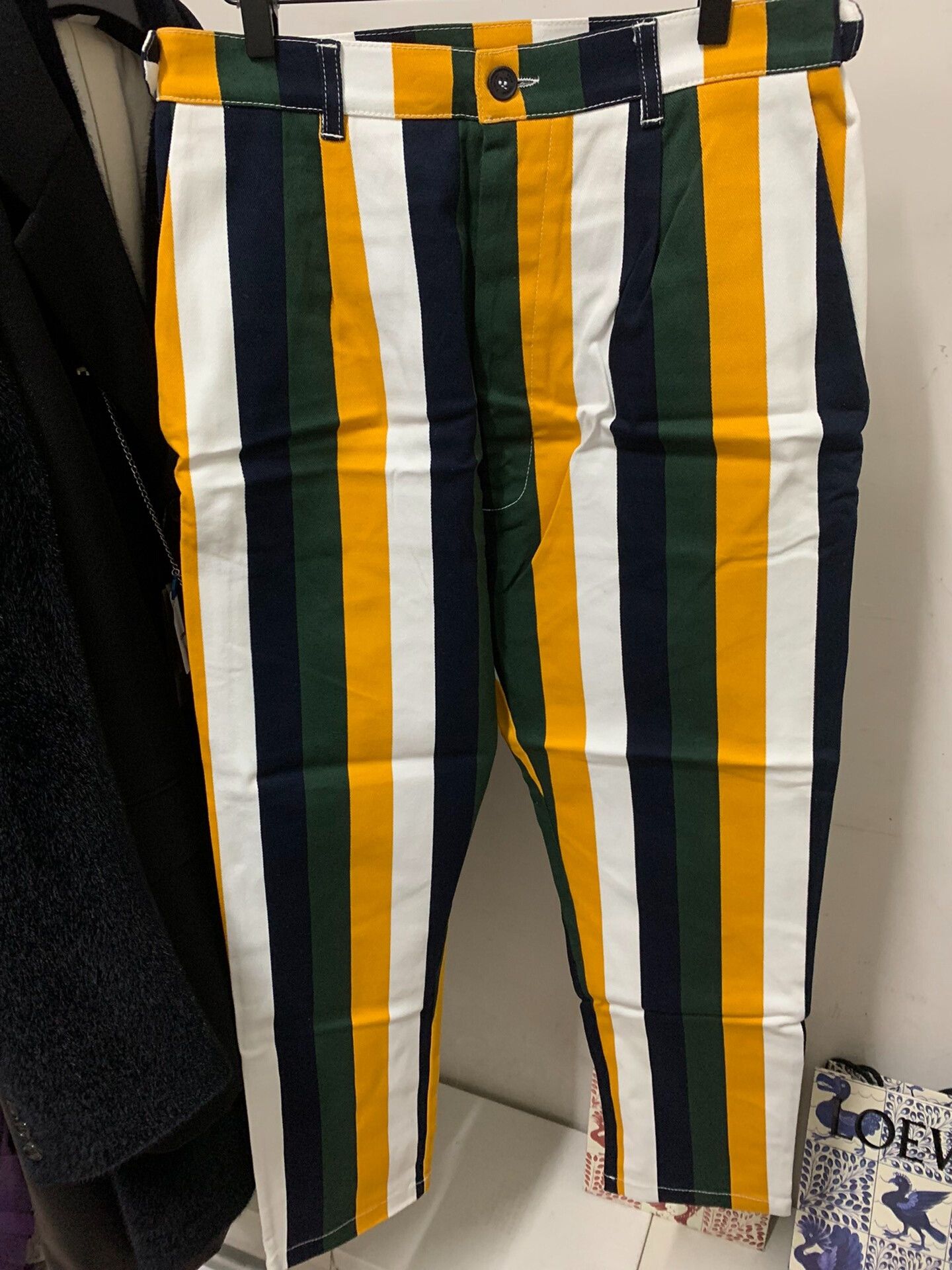 Sunnei SUNNEI SS18 Striped Color Block Pants Size US 28 / EU 44 - 2 Thumbnail