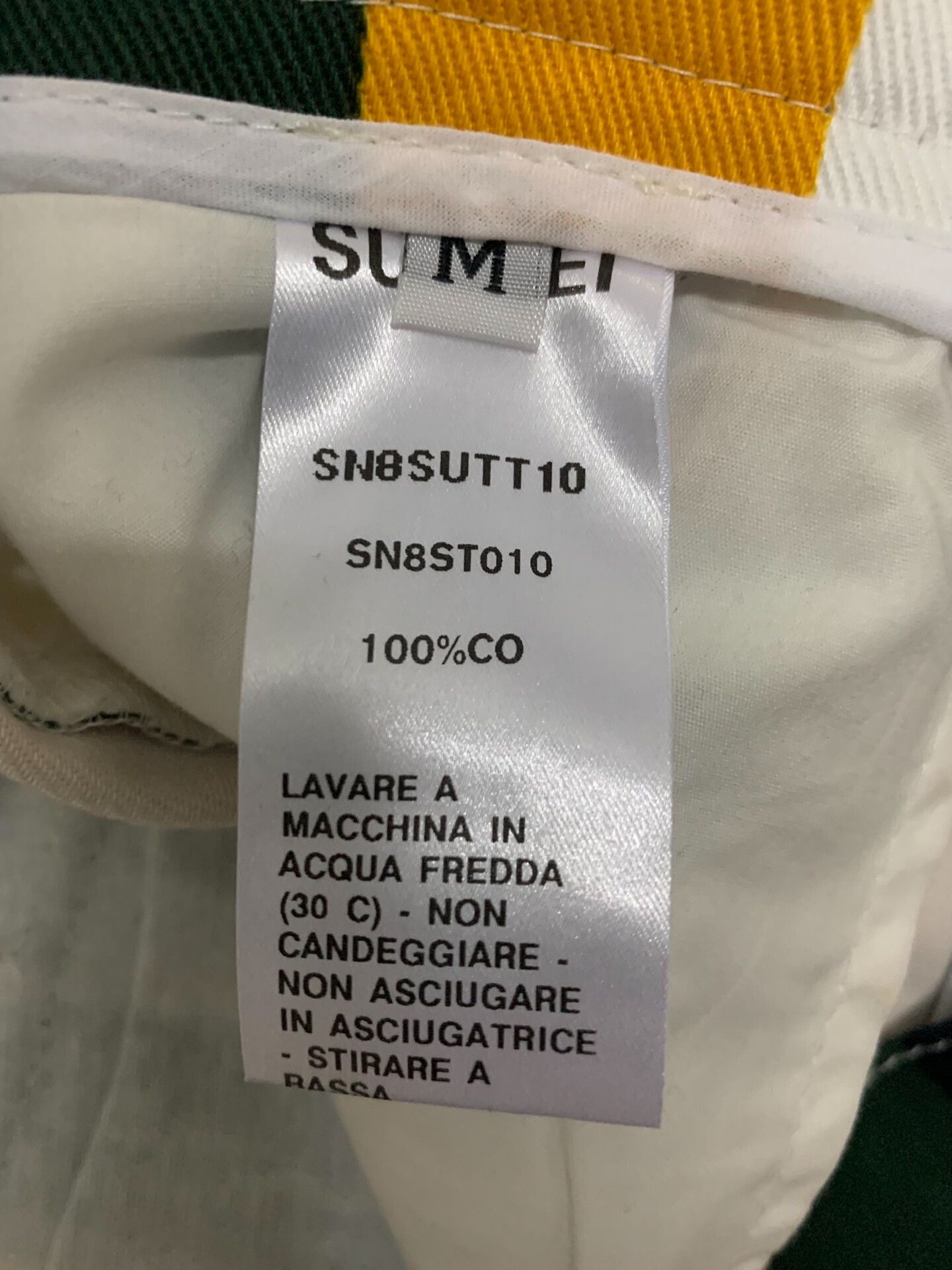 Sunnei SUNNEI SS18 Striped Color Block Pants Size US 28 / EU 44 - 4 Thumbnail