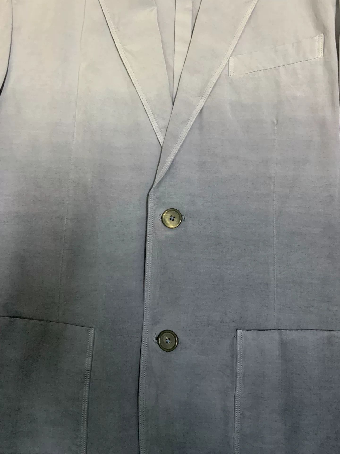 Jil Sander JIL SANDER Gradient Blue Blazer Size US M / EU 48-50 / 2 - 4 Thumbnail