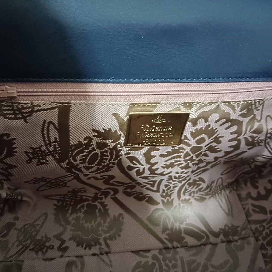 Vivienne Westwood Vivienne Westwood Blue Lambskin Crossbody Bag Size ONE SIZE - 4 Thumbnail
