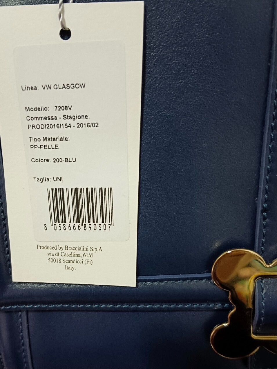 Vivienne Westwood Vivienne Westwood Blue Lambskin Crossbody Bag Size ONE SIZE - 5 Thumbnail
