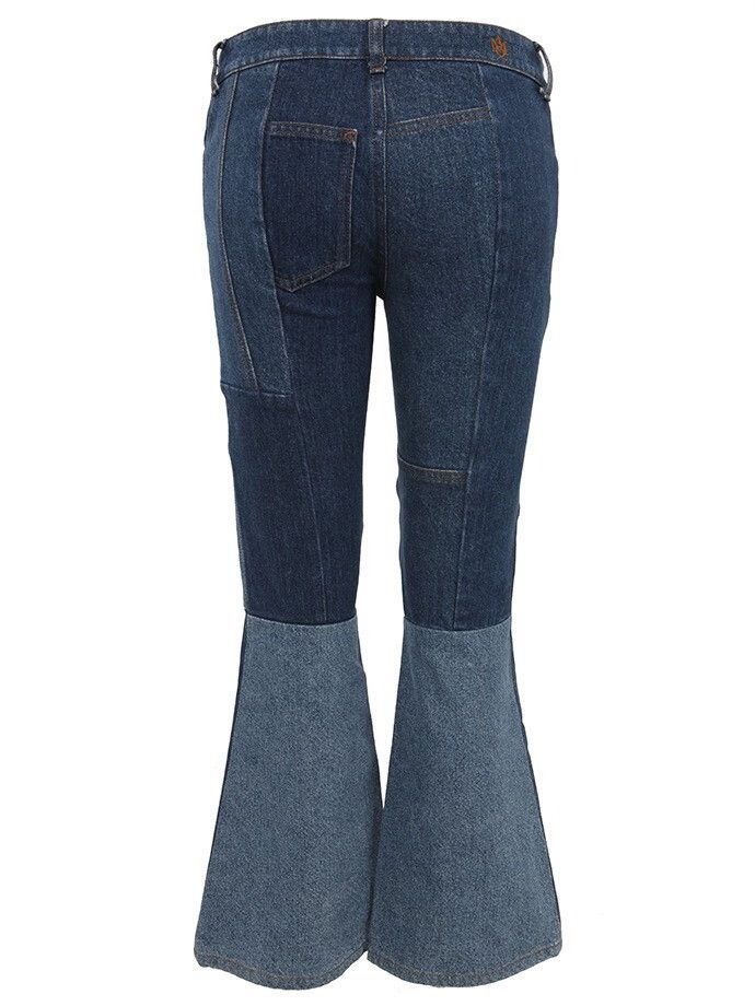 Alexander McQueen Alexander McQueen Denim Flare Pants Size 38" / US 16 / IT 52 - 2 Thumbnail