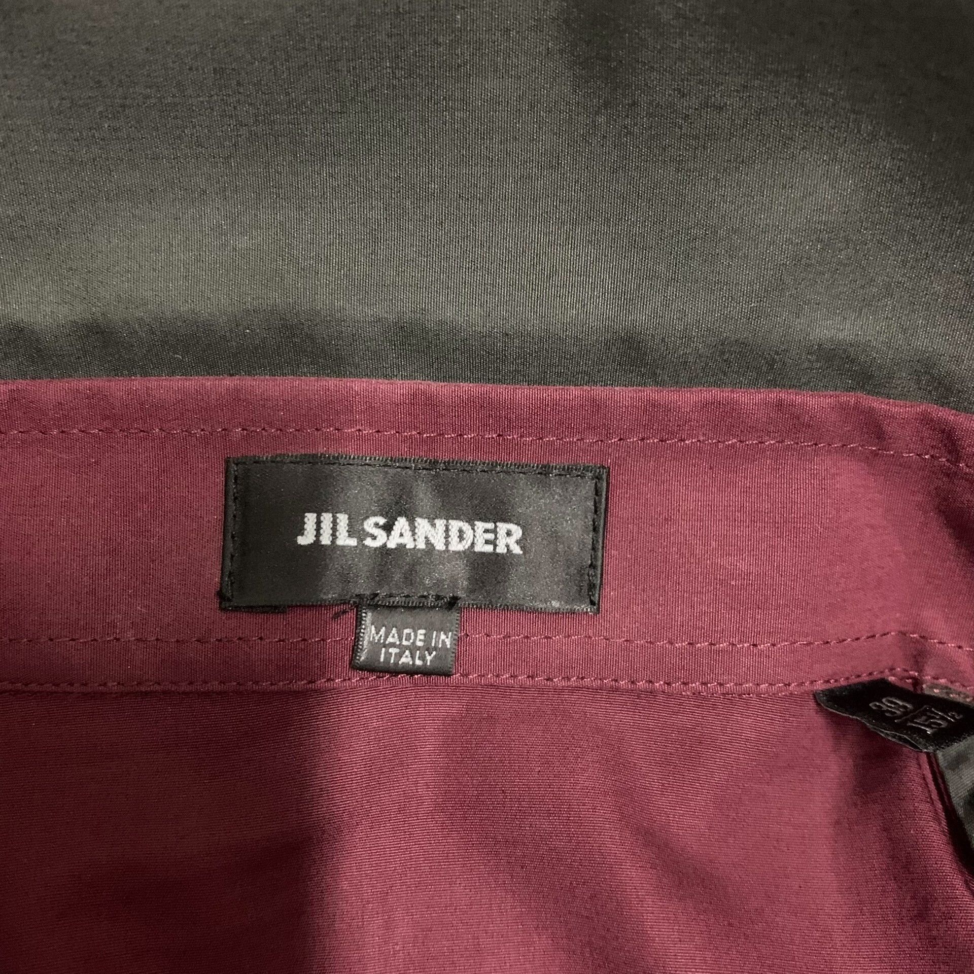 Jil Sander Jil Sander Red Contrast Shirt Size US M / EU 48-50 / 2 - 3 Thumbnail