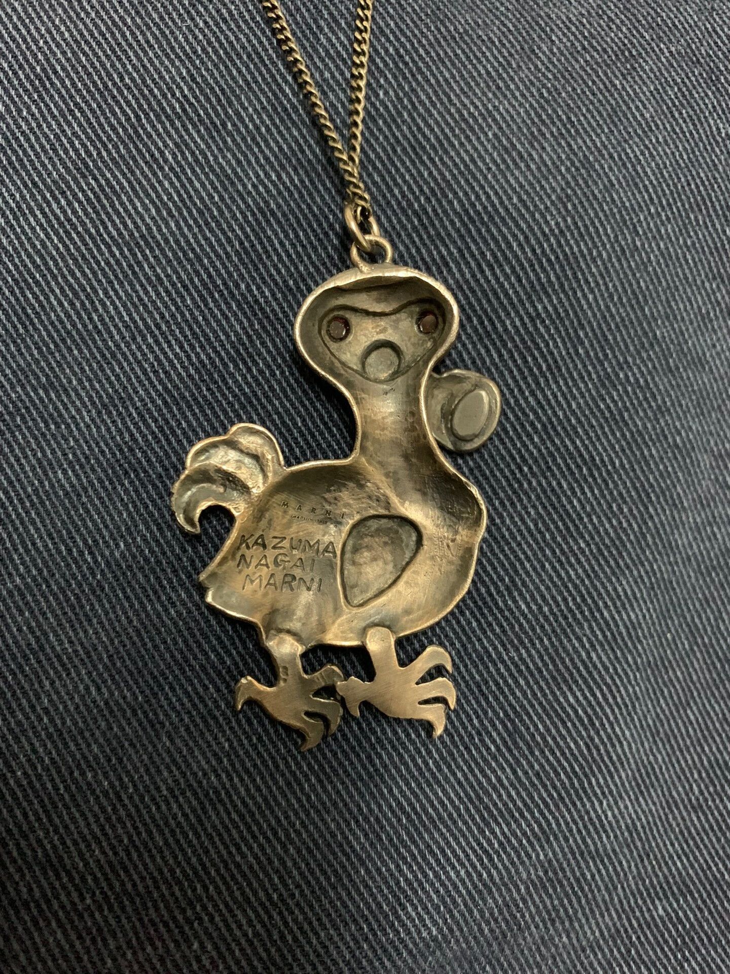 Marni Marni Dodo Bird Pendant Necklace Size ONE SIZE - 2 Thumbnail