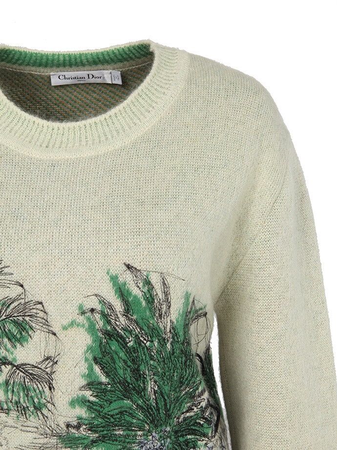 Dior Dior Jungle Embroidered Knit Sweater Size XS / US 0-2 / IT 36-38 - 4 Thumbnail