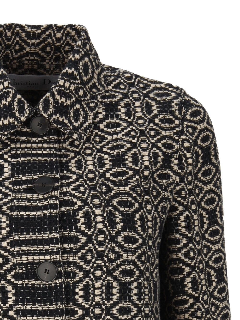 Dior Vintage Dior Jacquard Jacket Size XS / US 0-2 / IT 36-38 - 5 Thumbnail