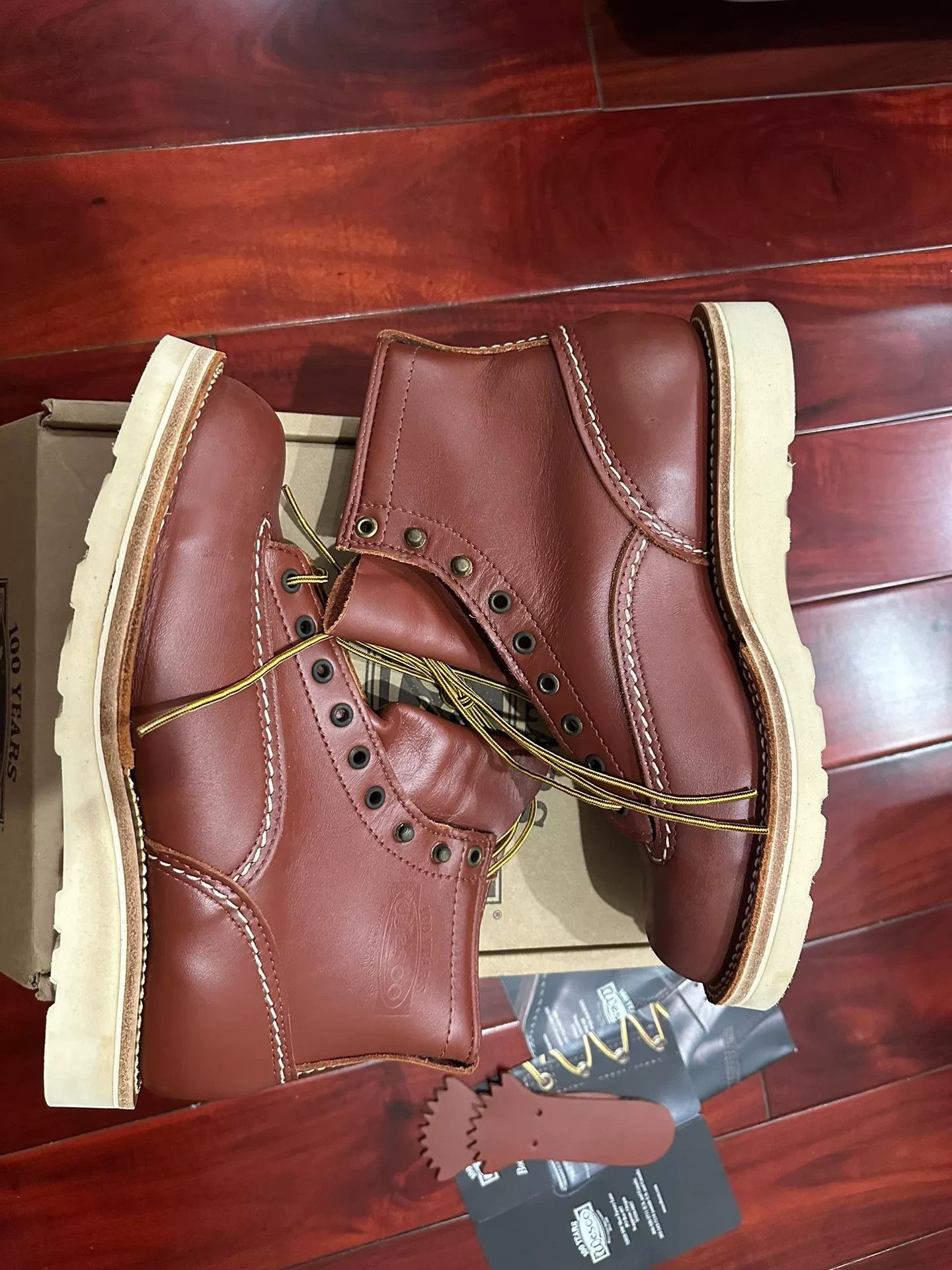 WESCO Wesco 6-Inch White Bottom Boots Size US 9.5 / EU 42-43 - 4 Thumbnail