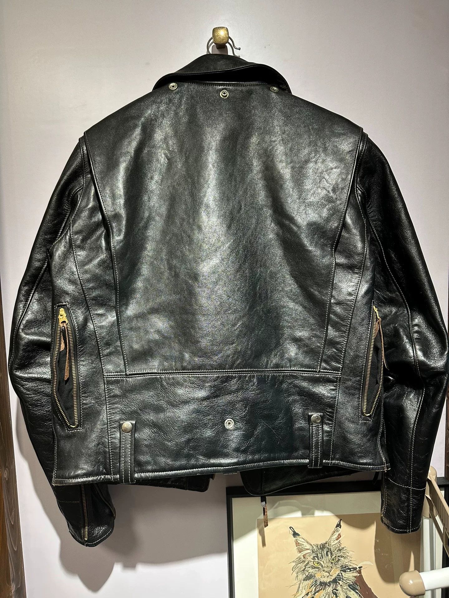 Buco BUCO J-24 Black Leather Motorcycle Jacket Size US XS / EU 42 / 0 - 2 Thumbnail
