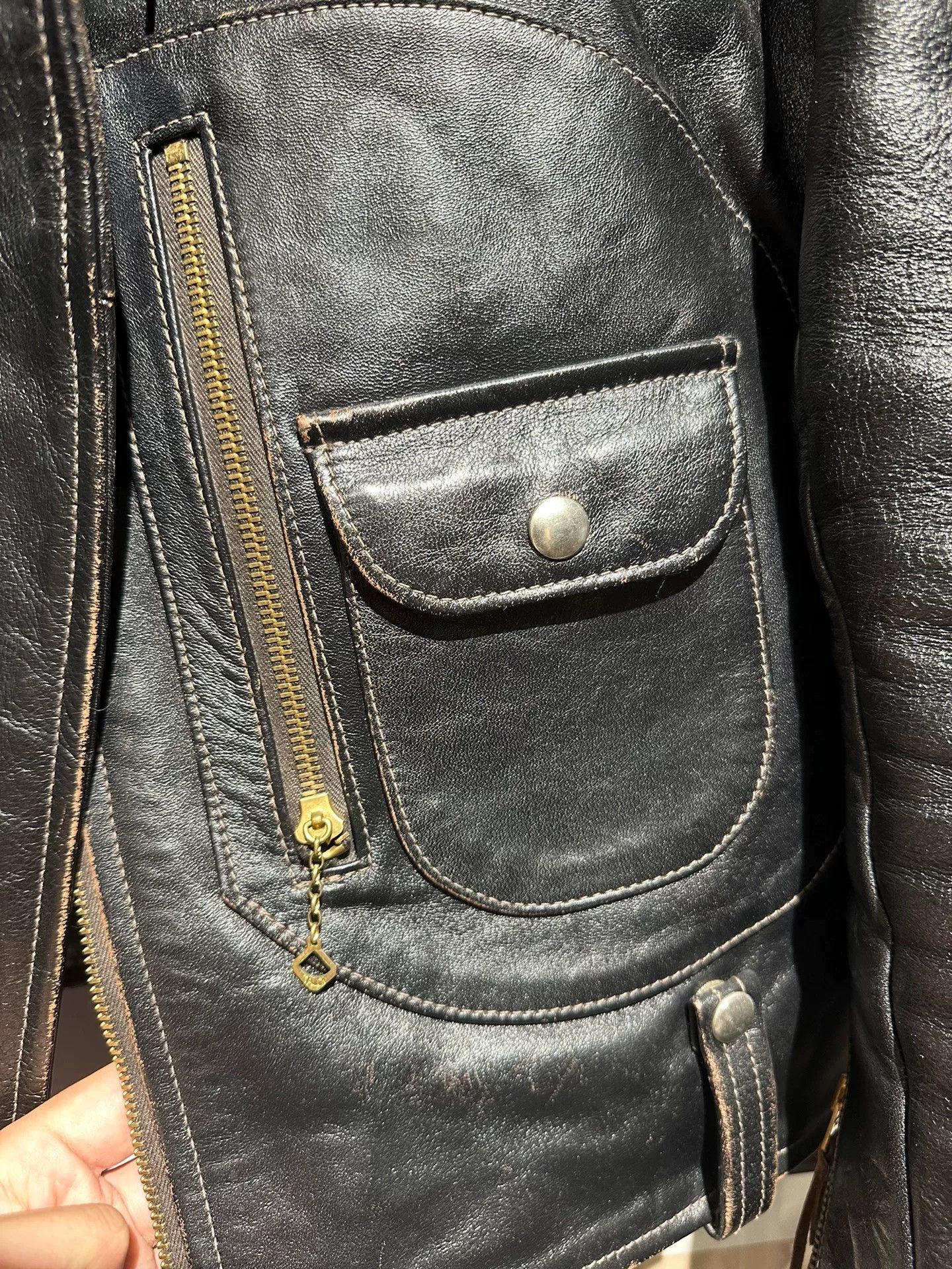 Buco BUCO J-24 Black Leather Motorcycle Jacket Size US XS / EU 42 / 0 - 4 Thumbnail