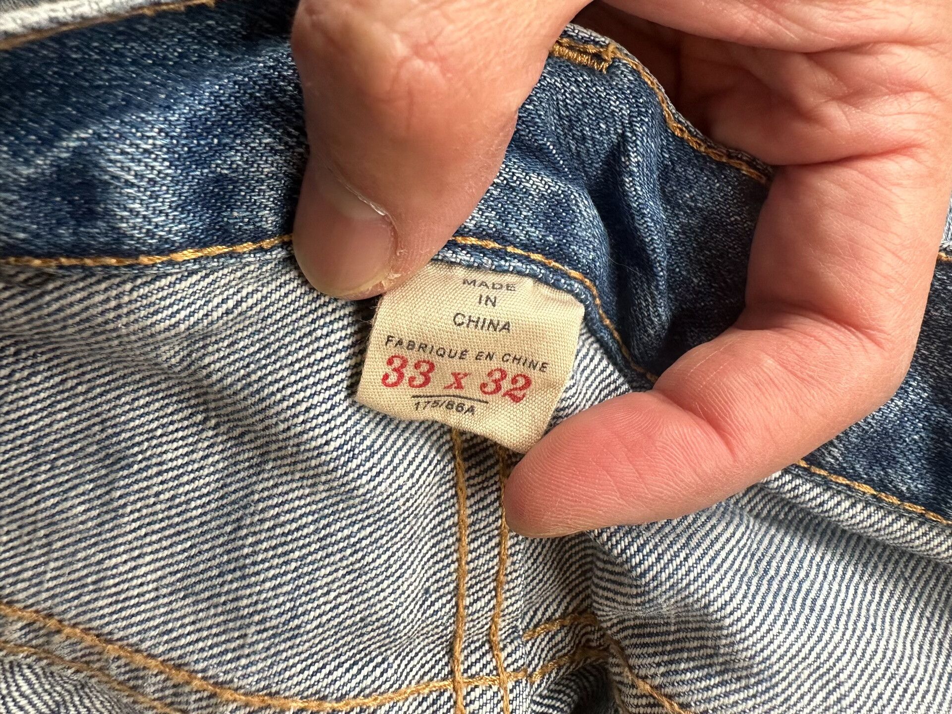 RRL Ralph Lauren RRL Vintage Khaki Jeans W33 L32 Size US 33 - 4 Thumbnail
