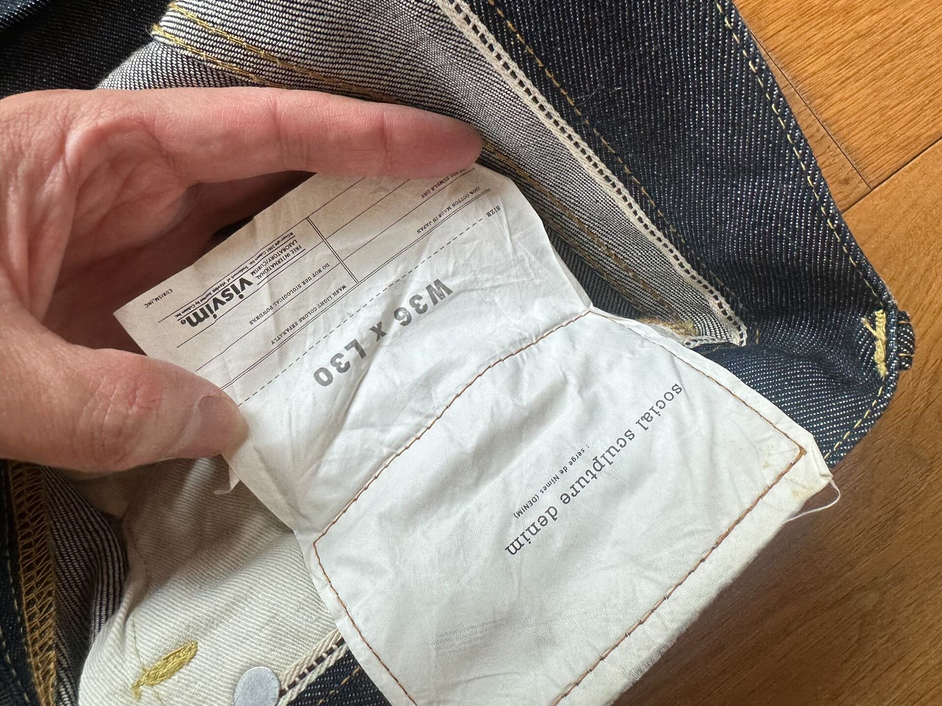 Visvim VISVIM Jeans 03NW W36 L30 for Sale Size US 36 / EU 52 - 4 Thumbnail