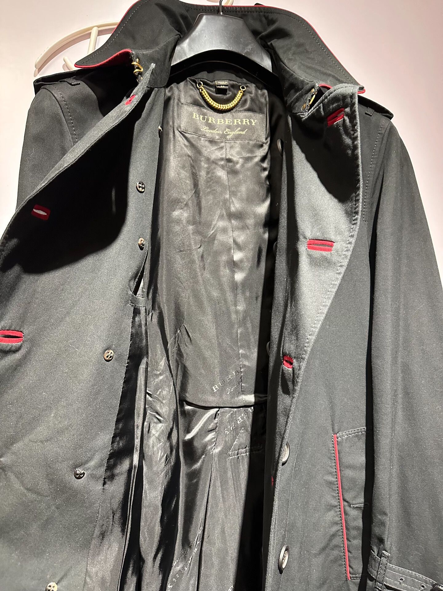 Burberry Burberry Designer Trench Coat Size 52 Size US L / EU 52-54 / 3 - 3 Thumbnail