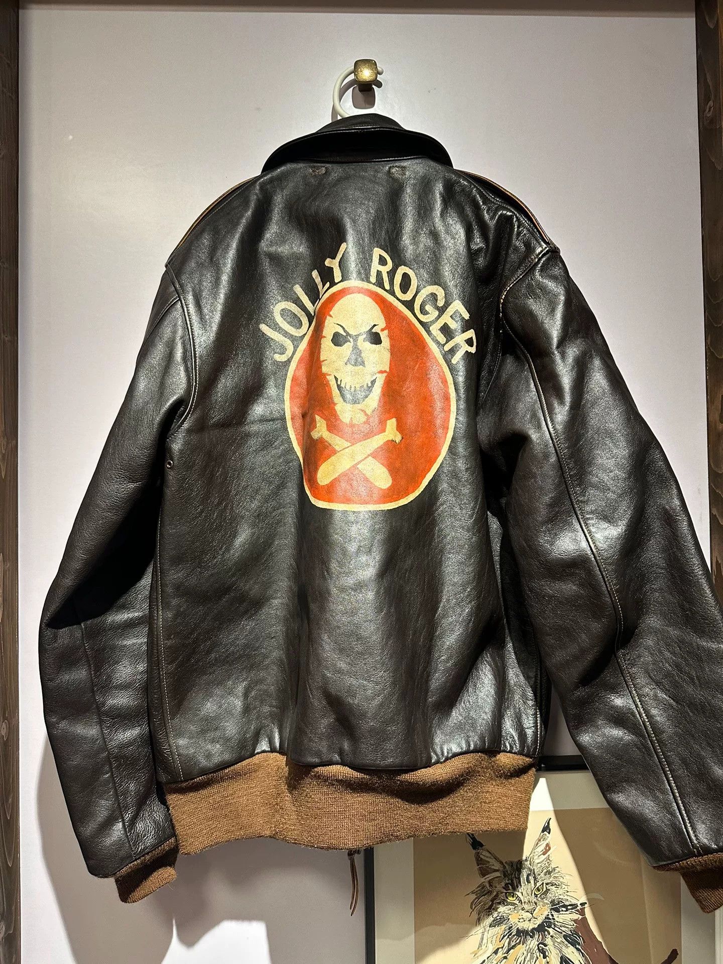 The Real McCoy's The Real McCoy's TYPE A-2 Leather Jacket Size US S / EU 44-46 / 1 - 5 Thumbnail