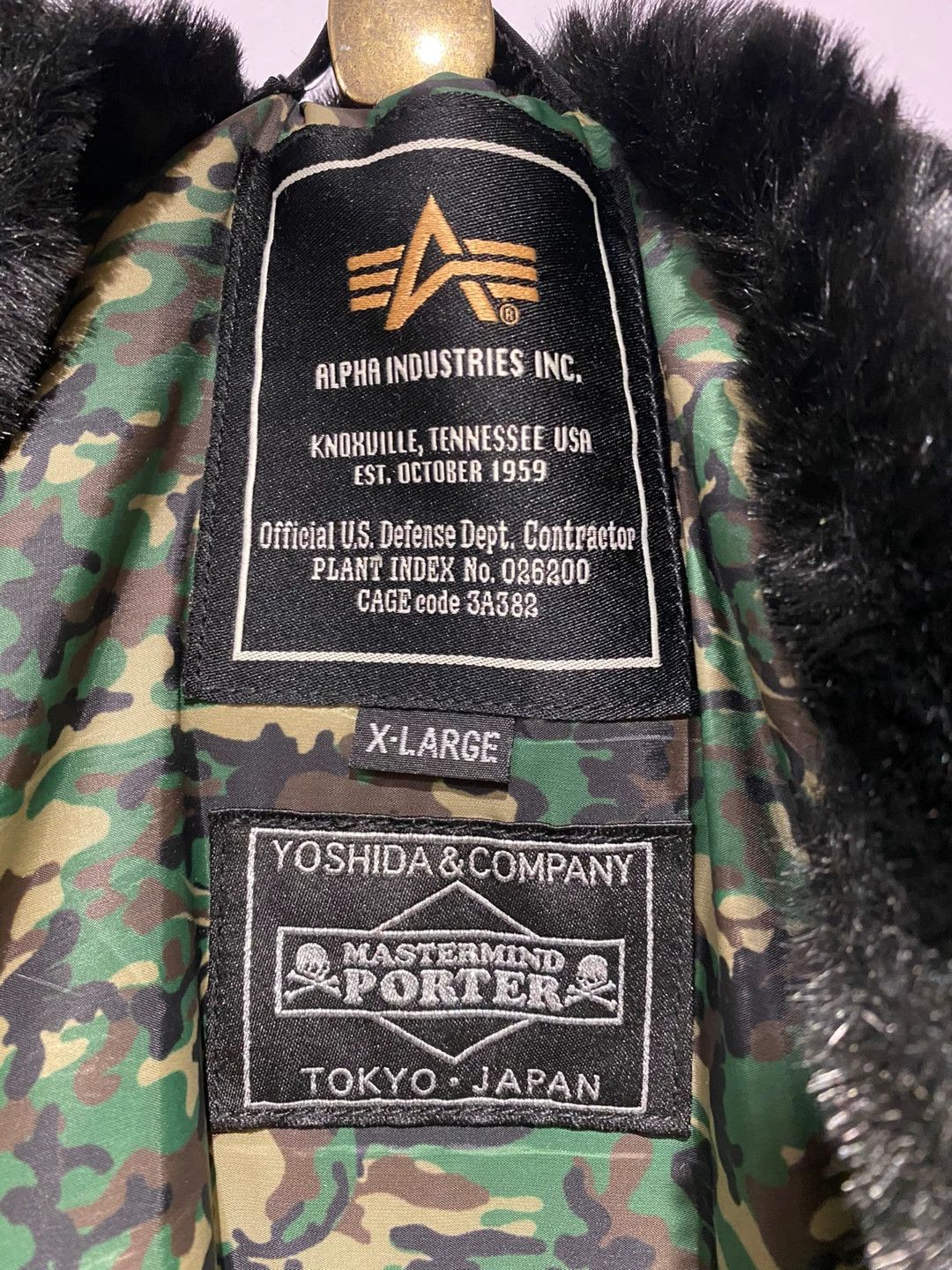 Mastermind Japan Mastermind Poter x Alpha B15 Coat Size US XL / EU 56 / 4 - 7 Thumbnail