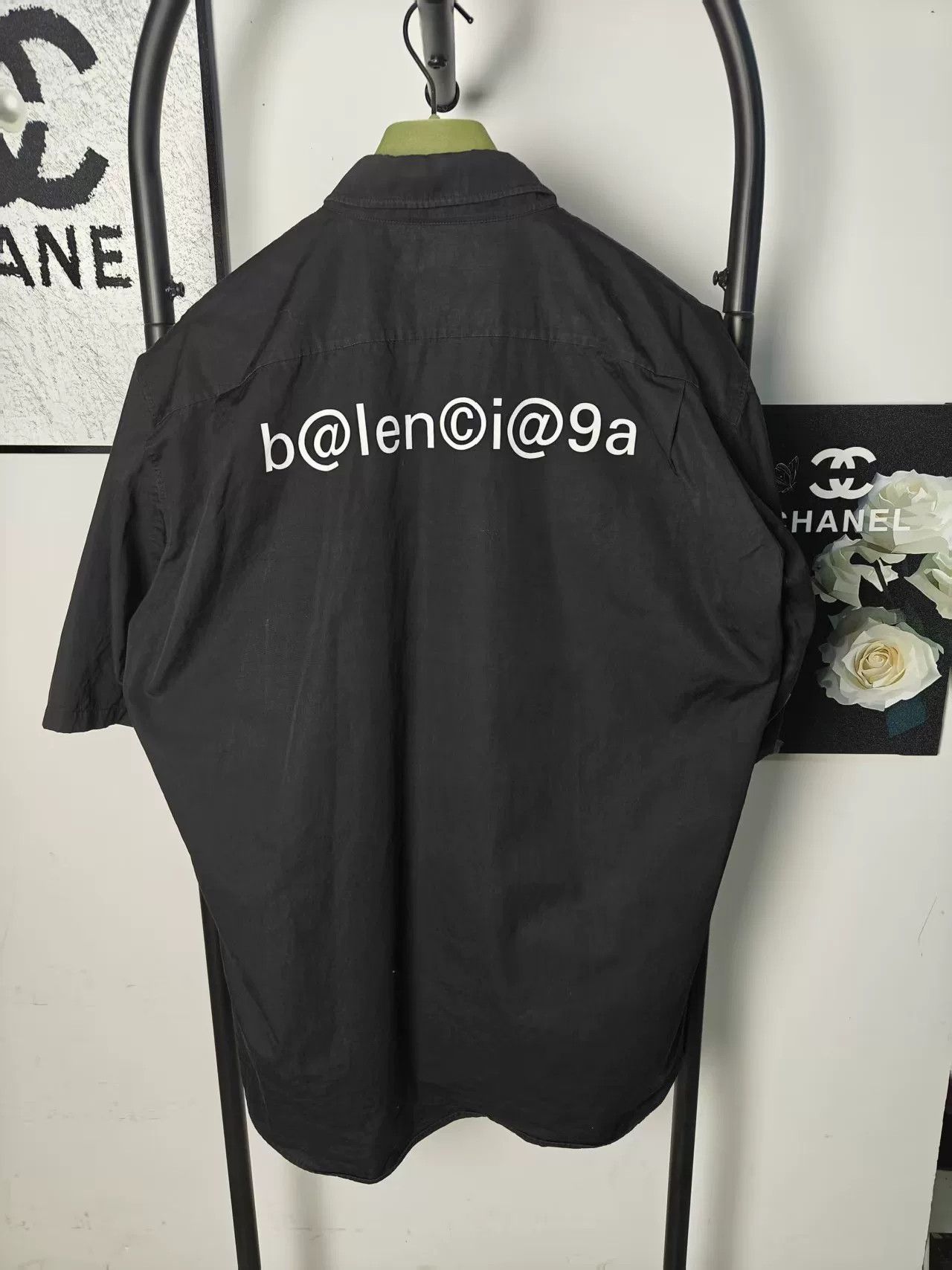 Balenciaga Balenciaga Logo Short Sleeve T-Shirt Size US M / EU 48-50 / 2 - 2 Thumbnail