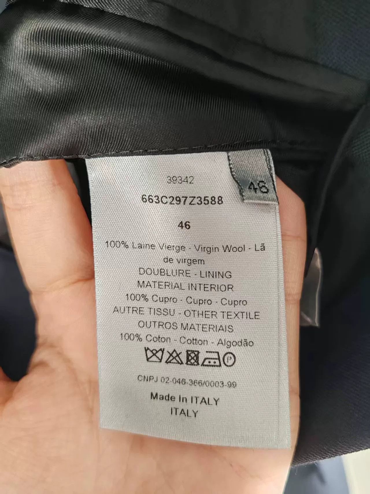 Dior Dior Wool Blazer in Excellent Condition Size US M / EU 48-50 / 2 - 4 Thumbnail