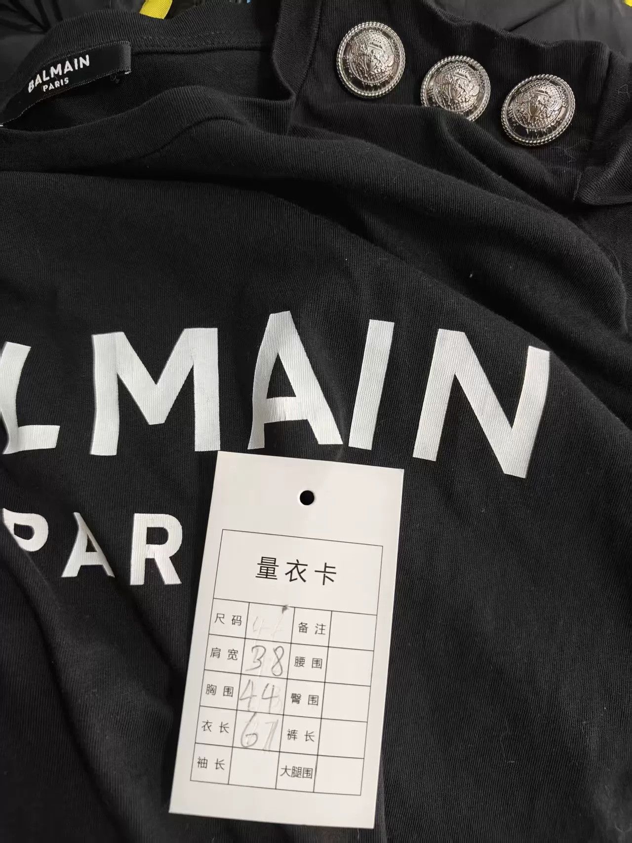 Balmain Balmain Statement Short Sleeve T-Shirt Size US M / EU 48-50 / 2 - 5 Thumbnail
