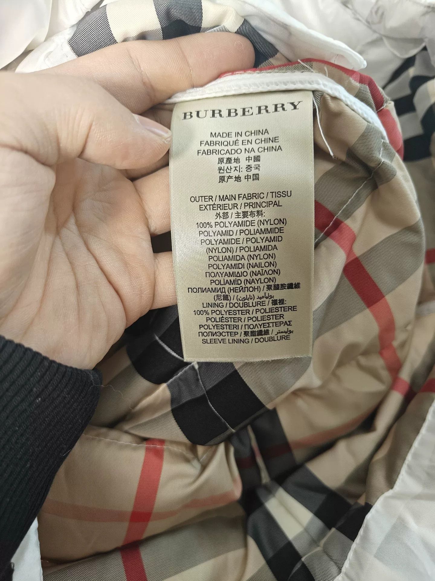 Burberry Burberry Check Down Jacket Authentic Size US M / EU 48-50 / 2 - 3 Thumbnail