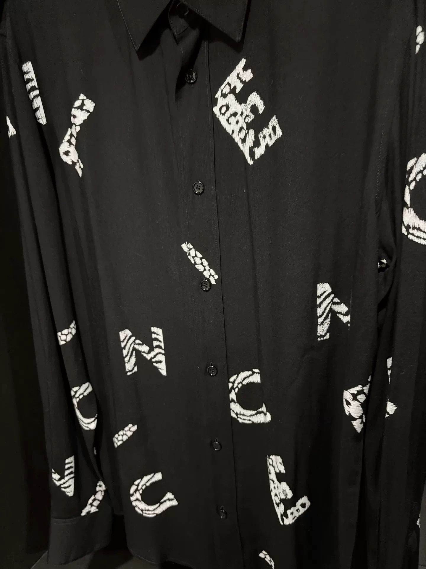 Celine Celine Men's Printed Shirt Size 37 Size US S / EU 44-46 / 1 - 2 Thumbnail