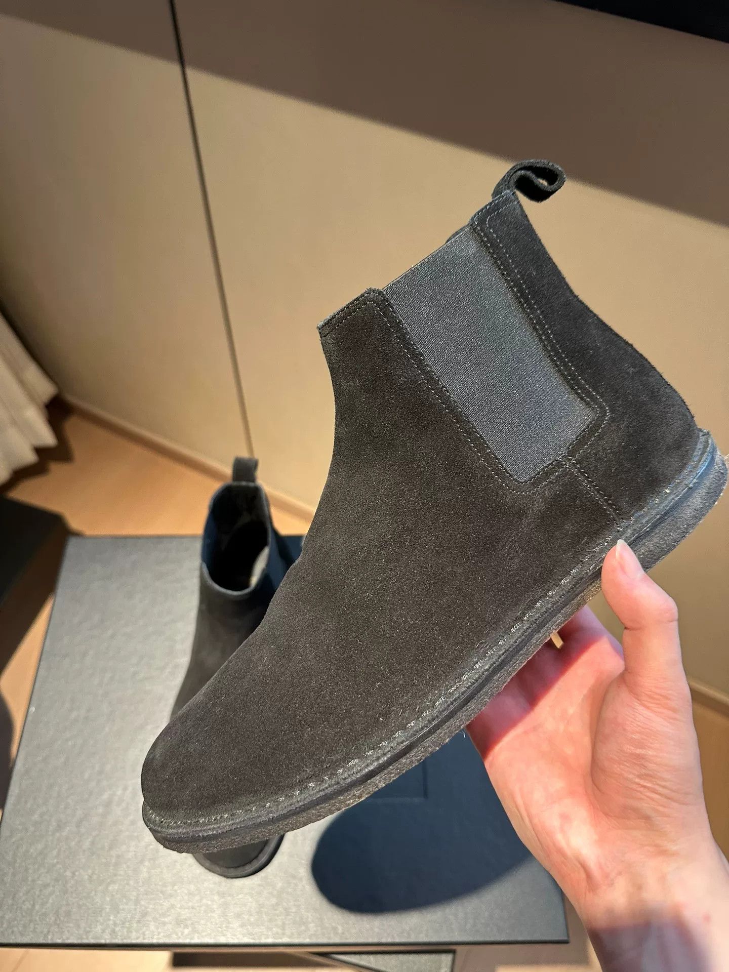 Saint Laurent Paris Saint Laurent Suede Boots with Rubber Sole Size US 10 / EU 43 - 3 Thumbnail