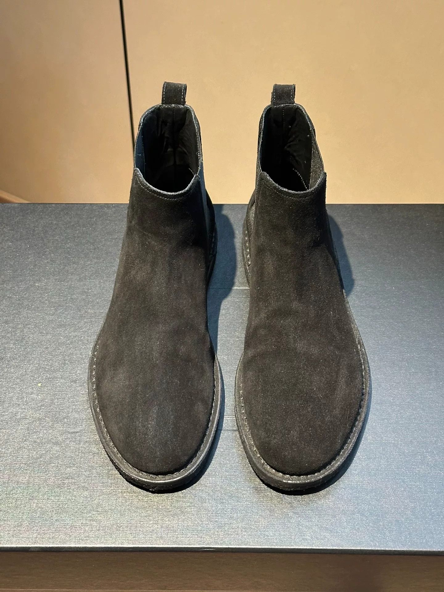 Saint Laurent Paris Saint Laurent Suede Boots with Rubber Sole Size US 10 / EU 43 - 2 Thumbnail