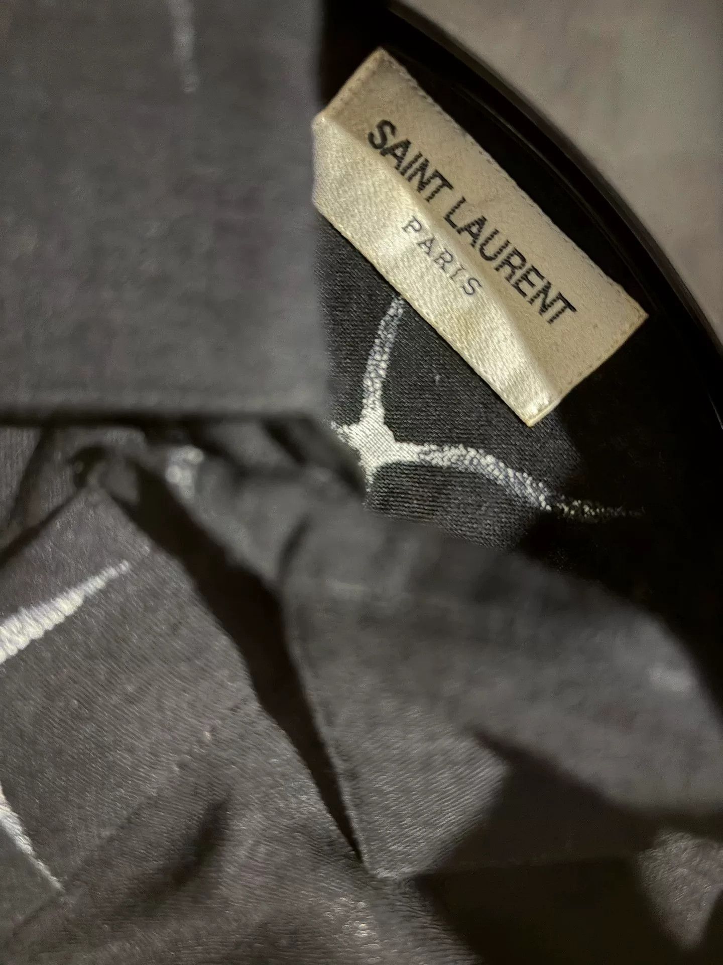 Saint Laurent Paris Saint Laurent Black Star Print Shirt Size M / US 6-8 / IT 42-44 - 5 Thumbnail