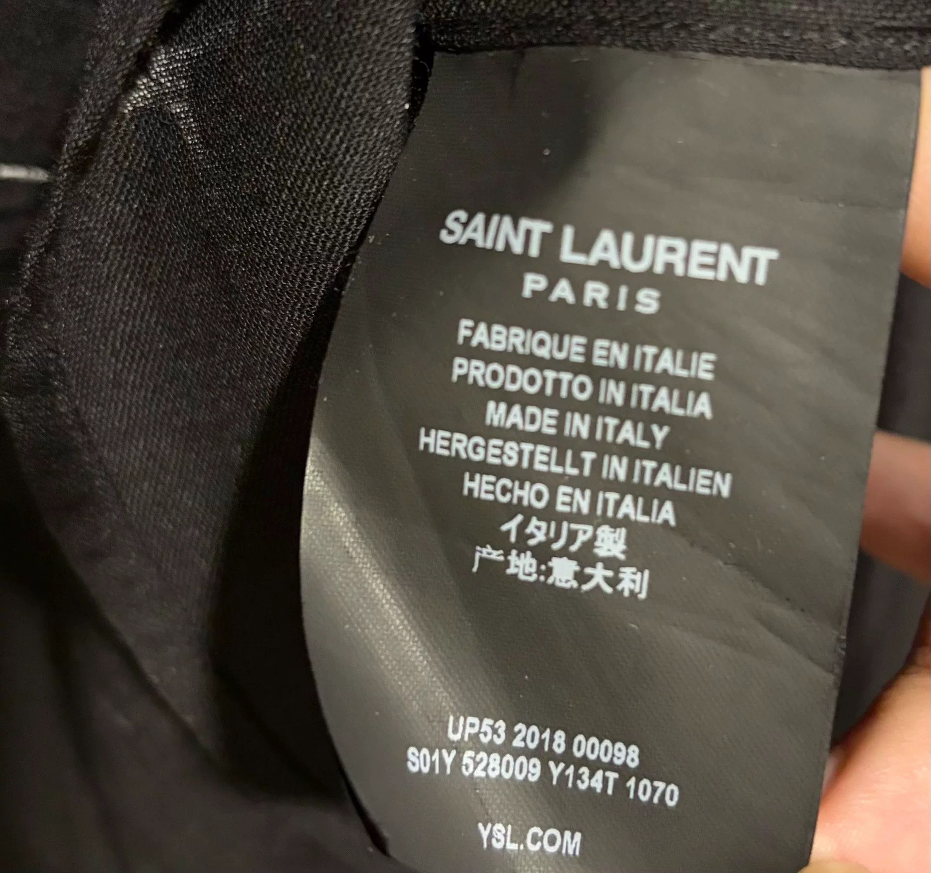 Saint Laurent Paris Saint Laurent Black Star Print Shirt Size M / US 6-8 / IT 42-44 - 6 Thumbnail