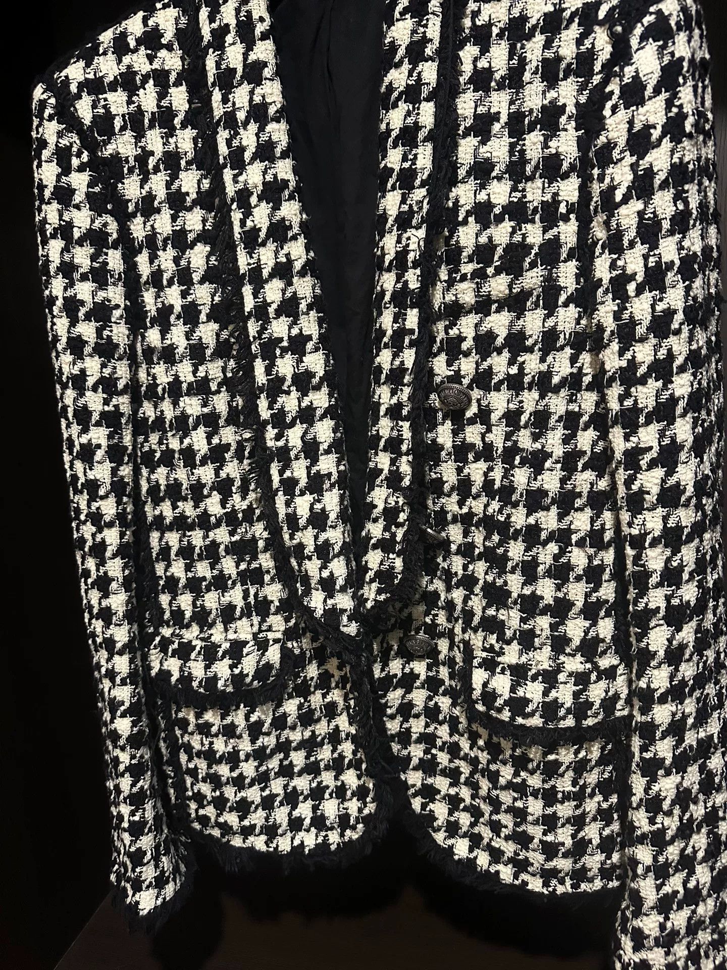 Balmain Balmain Houndstooth Blazer Size 48 Size L / US 10 / IT 46 - 3 Thumbnail