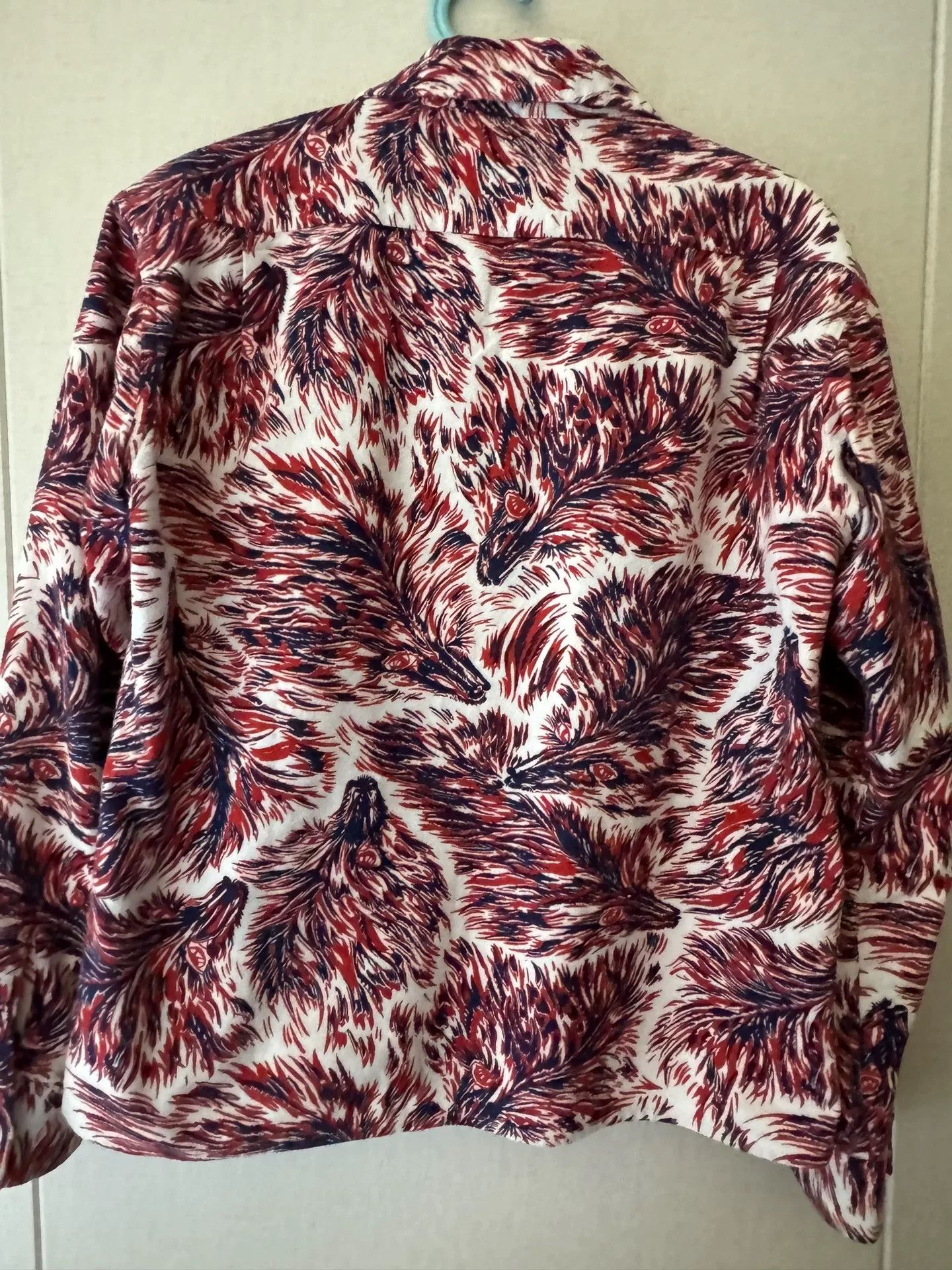 Tenderloin Tenderloin Long Sleeve Shirt Red Pattern Size US M / EU 48-50 / 2 - 2 Thumbnail