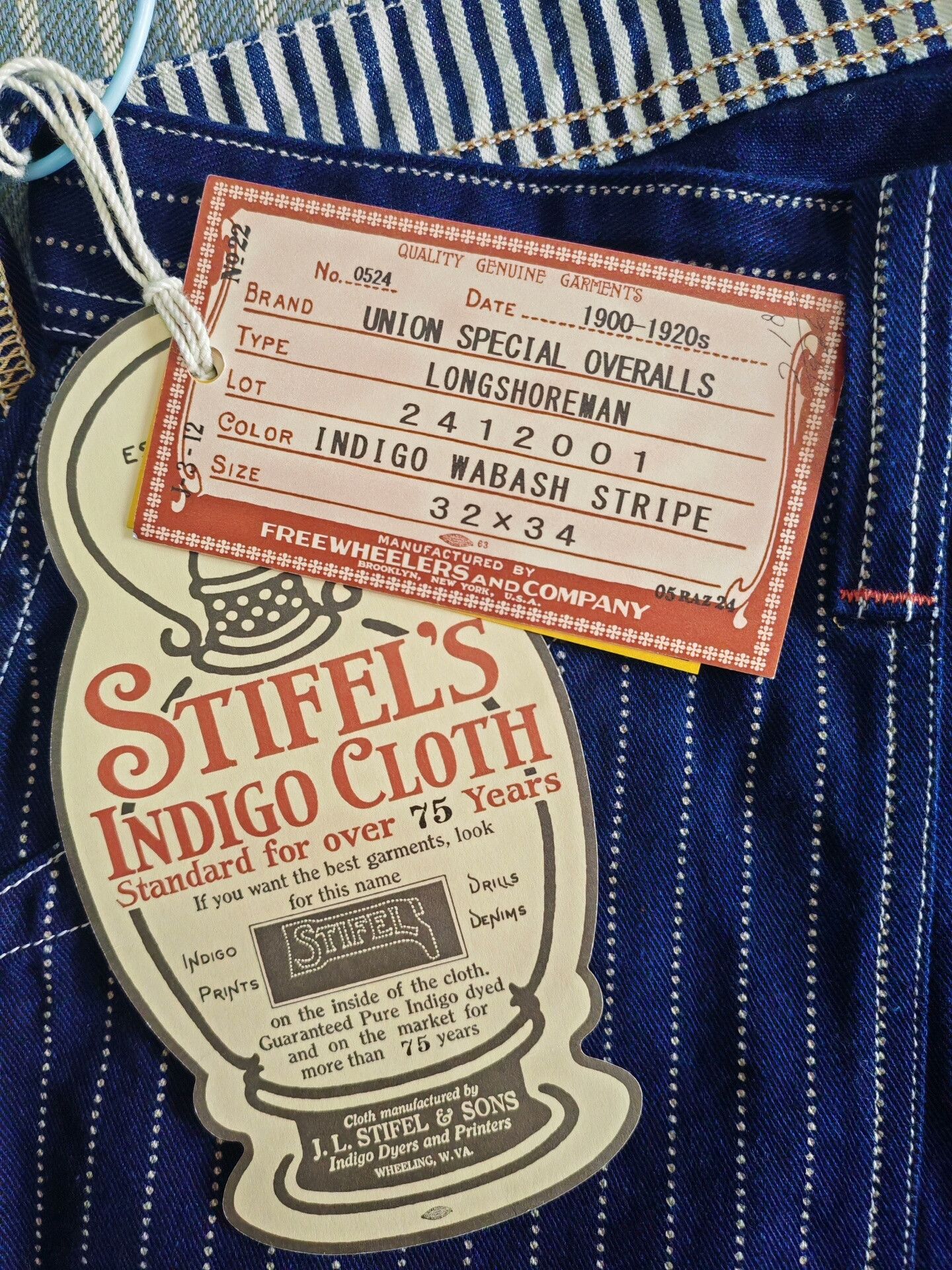 Freewheelers Freewheelers Striped Work Trousers Size 32 Size US 32 / EU 48 - 4 Thumbnail