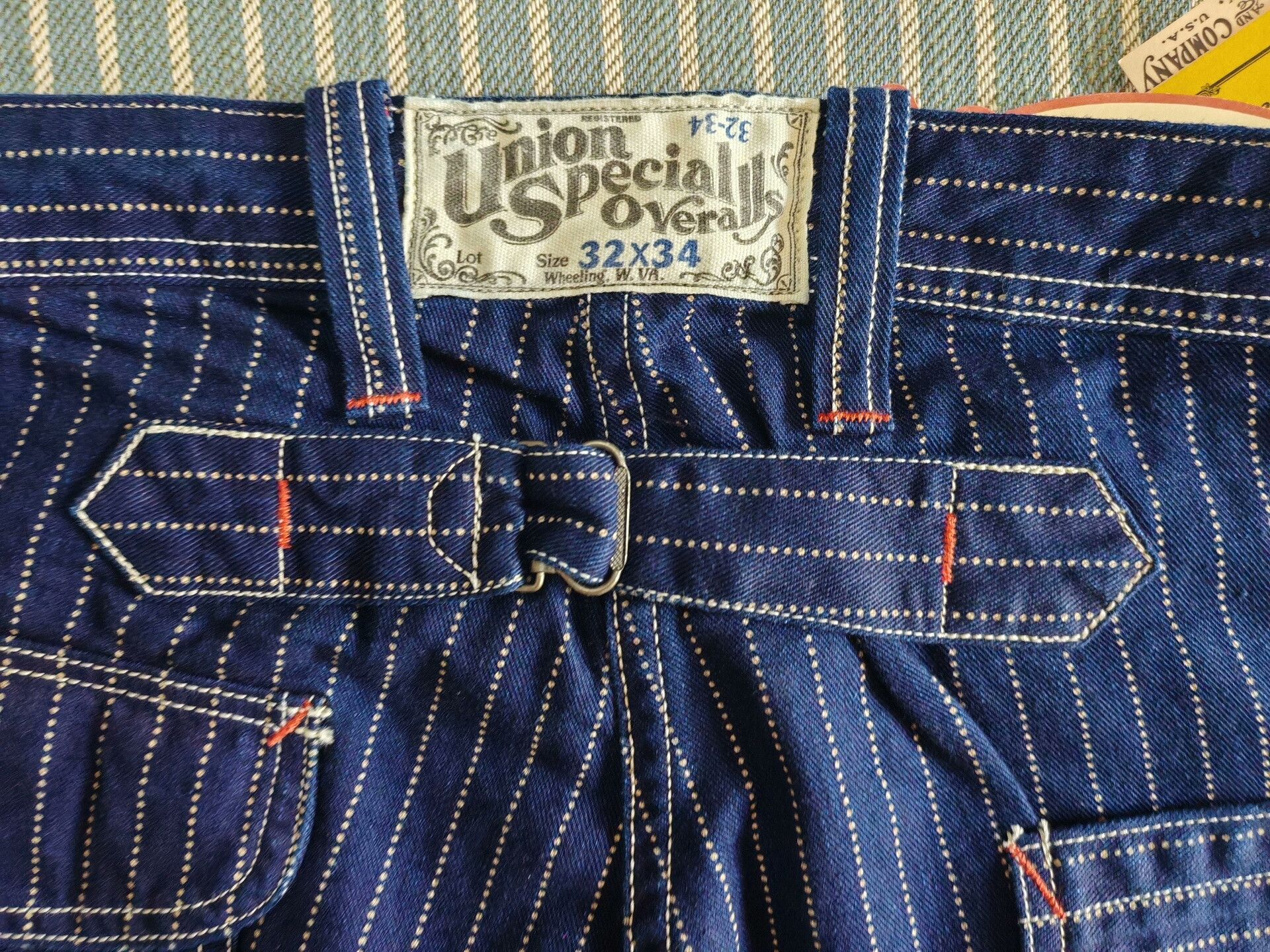 Freewheelers Freewheelers Striped Work Trousers Size 32 Size US 32 / EU 48 - 5 Thumbnail
