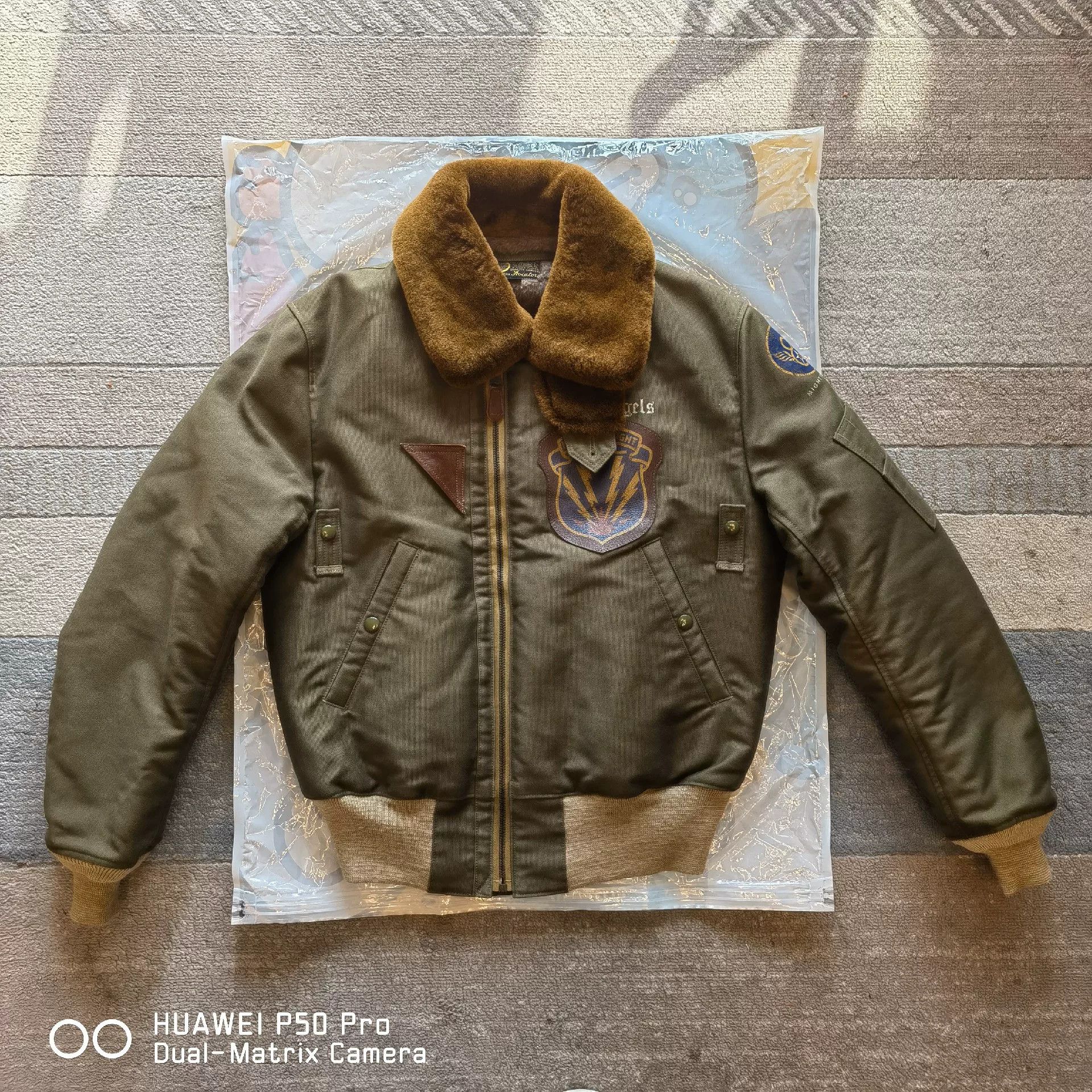 TOYS McCOY Toys Mccoy B15 Flight Jacket with Print Size US M / EU 48-50 / 2 - 2 Thumbnail