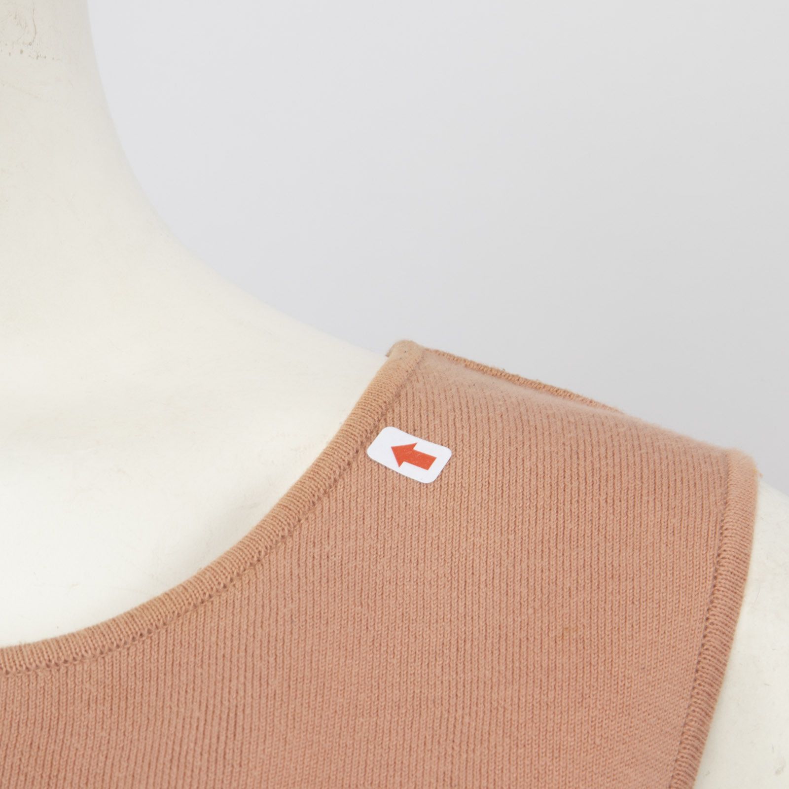 Chanel Pink Knit Tank Top Size L / US 10 / IT 46 - 8 Thumbnail