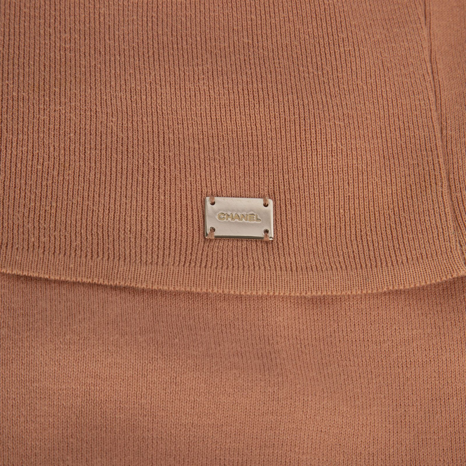 Chanel Pink Knit Tank Top Size L / US 10 / IT 46 - 3 Thumbnail