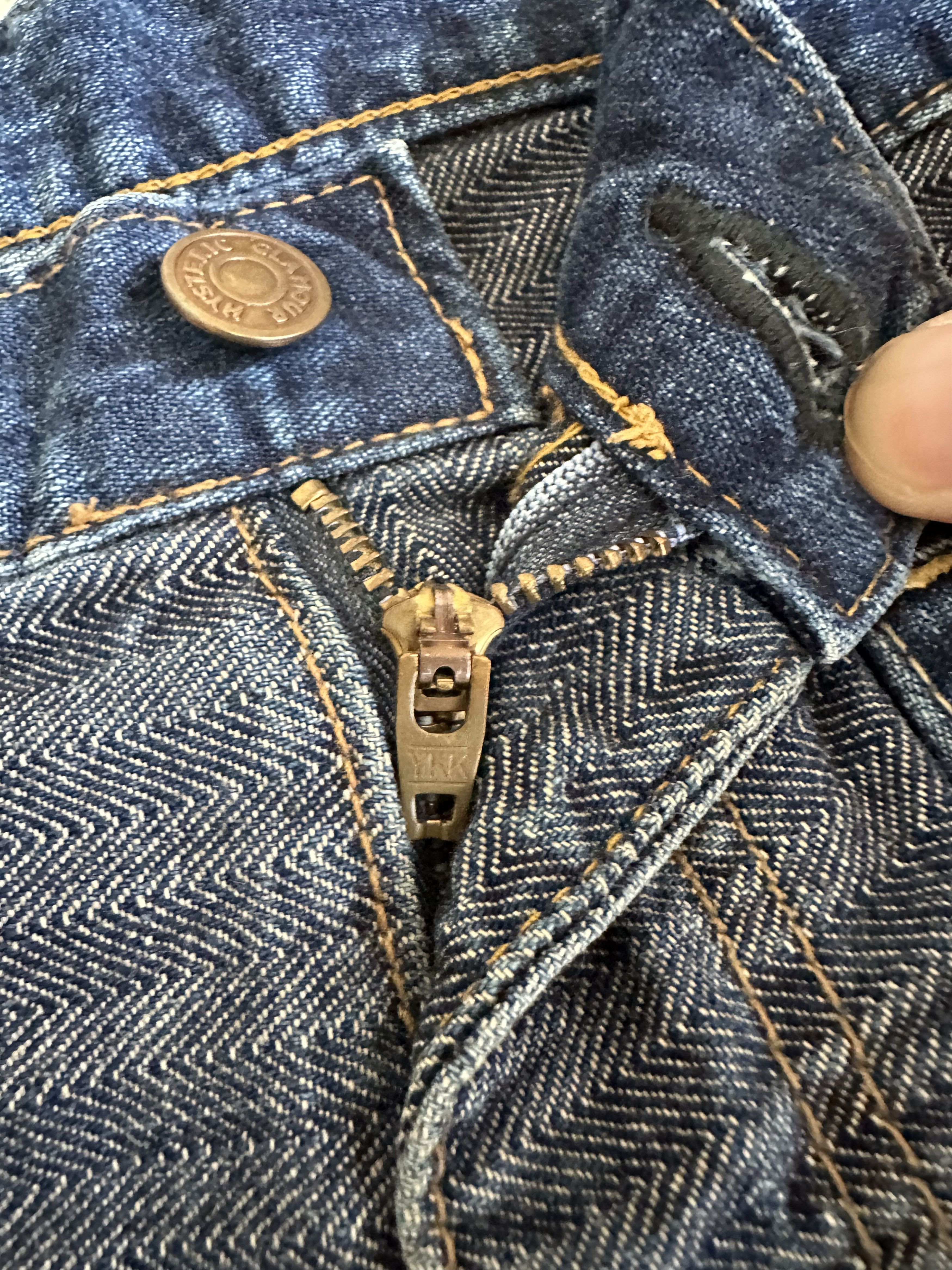 Hysteric Glamour Hysteric Glamour Tsugi Hagi Denim Indigo Color Size US 30 / EU 46 - 3 Thumbnail