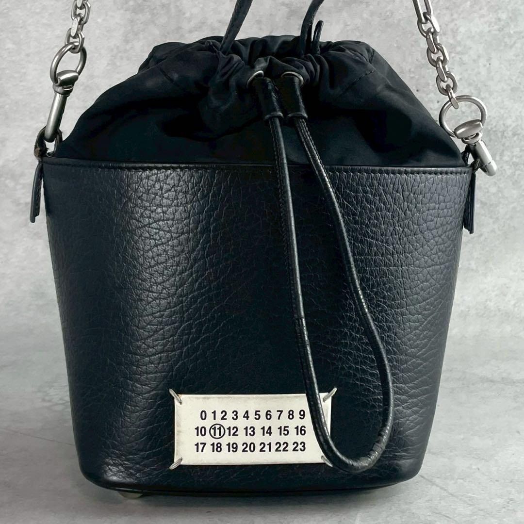 Maison Margiela MAISON MARGIELA 19SS Leather Bucket Shoulder Bag Black Size ONE SIZE - 3 Thumbnail