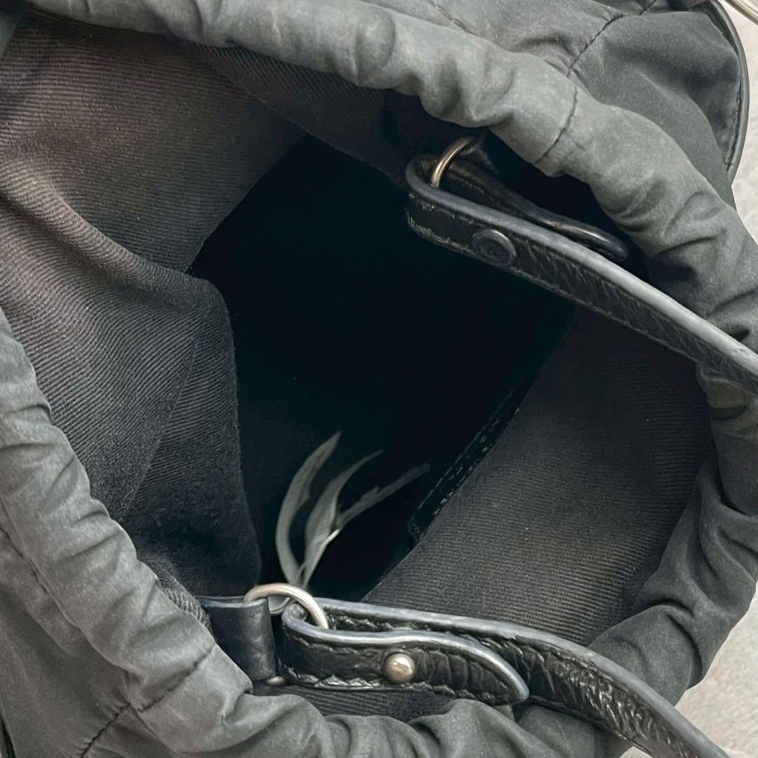 Maison Margiela MAISON MARGIELA 19SS Leather Bucket Shoulder Bag Black Size ONE SIZE - 9 Thumbnail