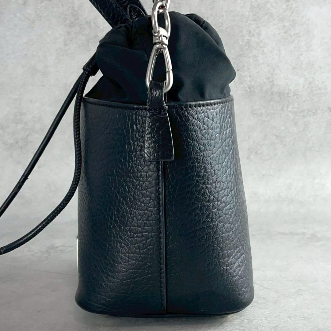 Maison Margiela MAISON MARGIELA 19SS Leather Bucket Shoulder Bag Black Size ONE SIZE - 6 Thumbnail