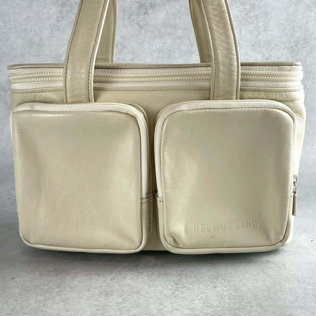 Helmut Lang HELMUT LANG Handbag Lamb Leather White Size ONE SIZE - 3 Thumbnail