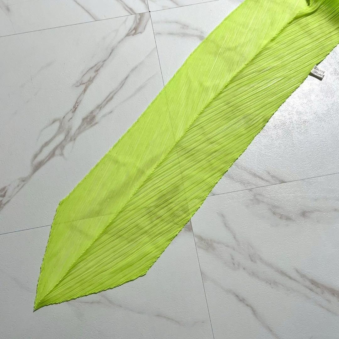Issey Miyake ISSEY MIYAKE PLEATS PLEASE Pleated Processing Stole Yellow Size ONE SIZE - 5 Thumbnail