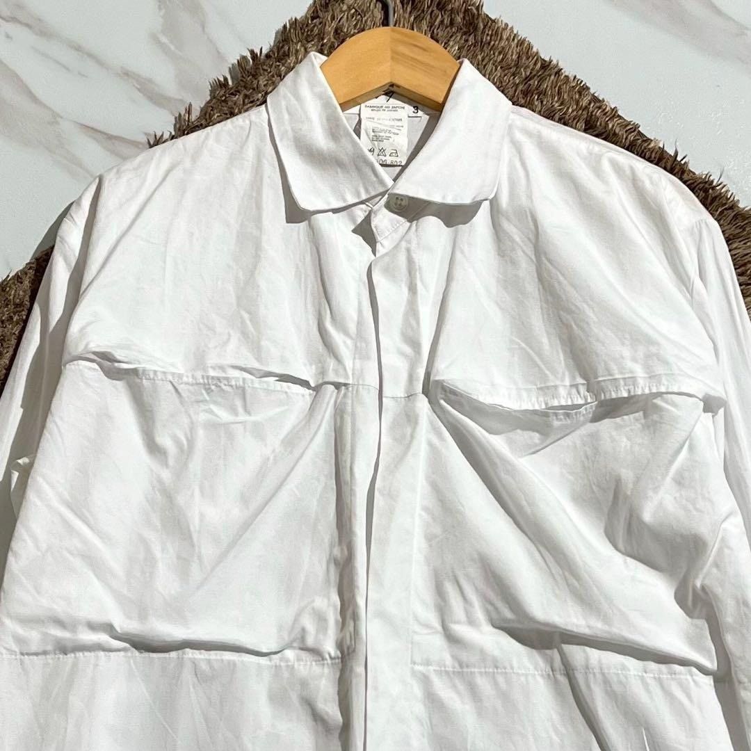 Yohji Yamamoto Yohji Yamamoto panel cotton shirt white Size L Size US L / EU 52-54 / 3 - 5 Thumbnail
