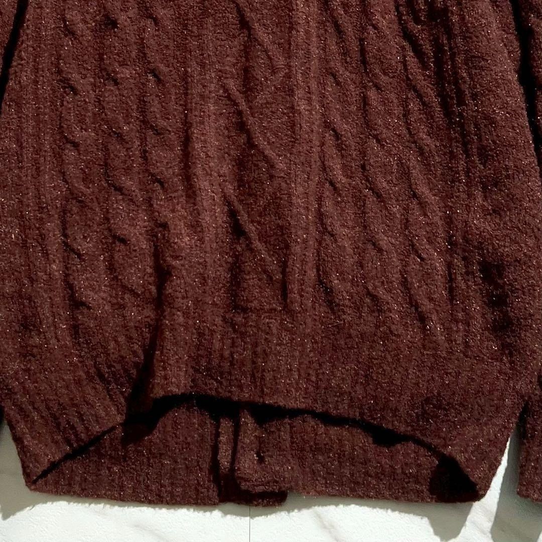 Issey Miyake ISSEY MIYAKE MEN Cable knit cardigan Brown Size L Size US L / EU 52-54 / 3 - 8 Thumbnail