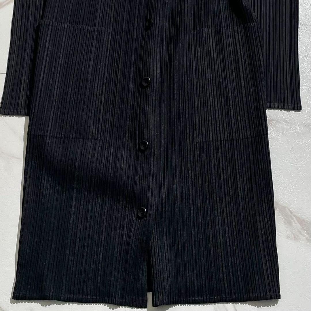 Issey Miyake ISSEY MIYAKE PLEATS PLEASE long Hooded coat Black Size 3 Size US L / EU 52-54 / 3 - 6 Thumbnail