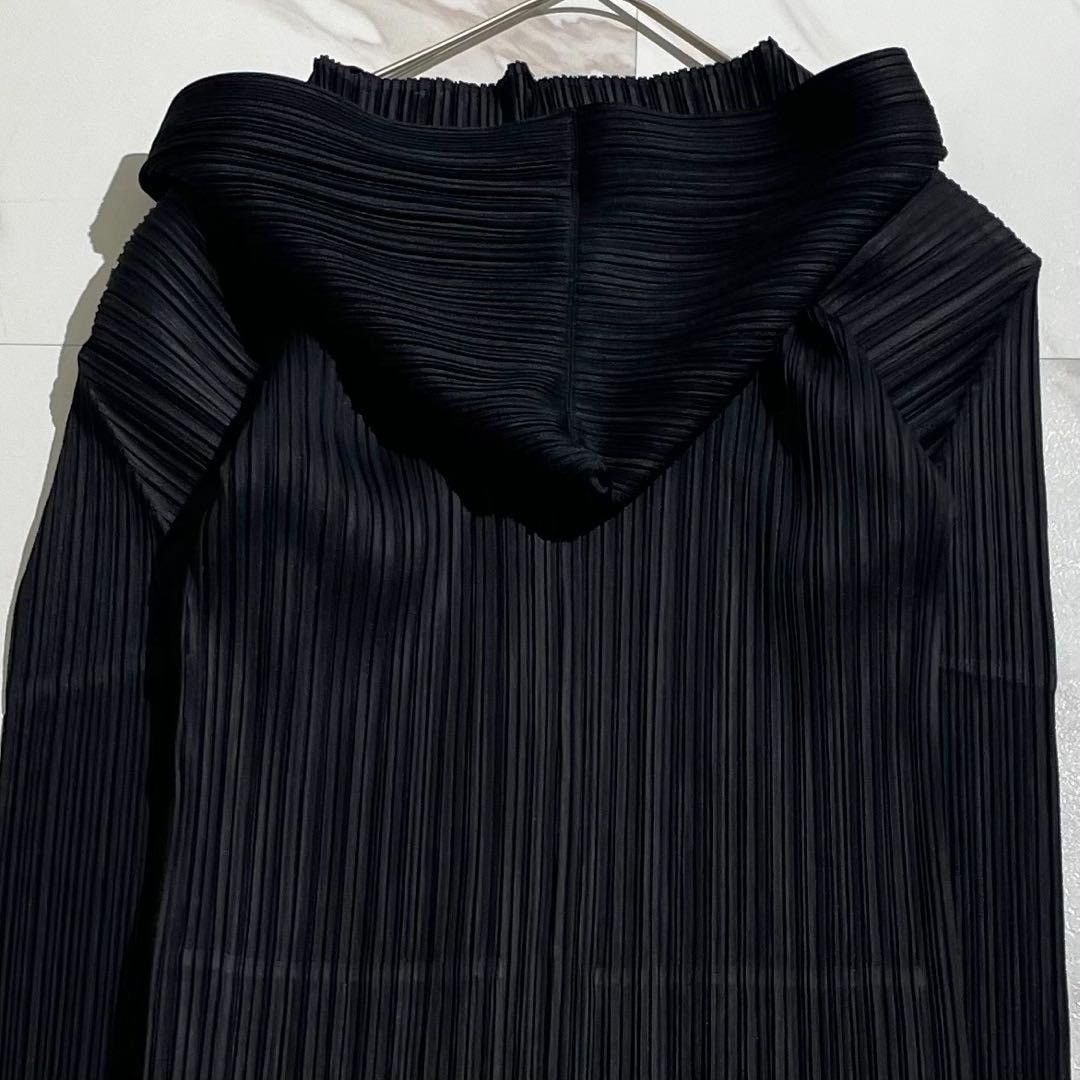 Issey Miyake ISSEY MIYAKE PLEATS PLEASE long Hooded coat Black Size 3 Size US L / EU 52-54 / 3 - 7 Thumbnail