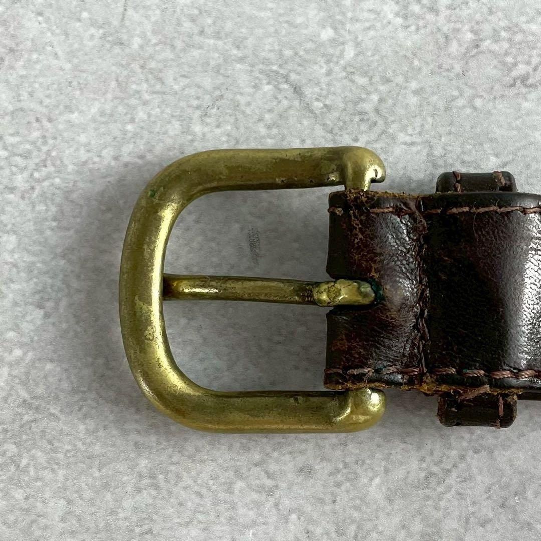 Issey Miyake ISSEY MIYAKE Leather Braiding Belt Brown Size ONE SIZE - 10 Thumbnail