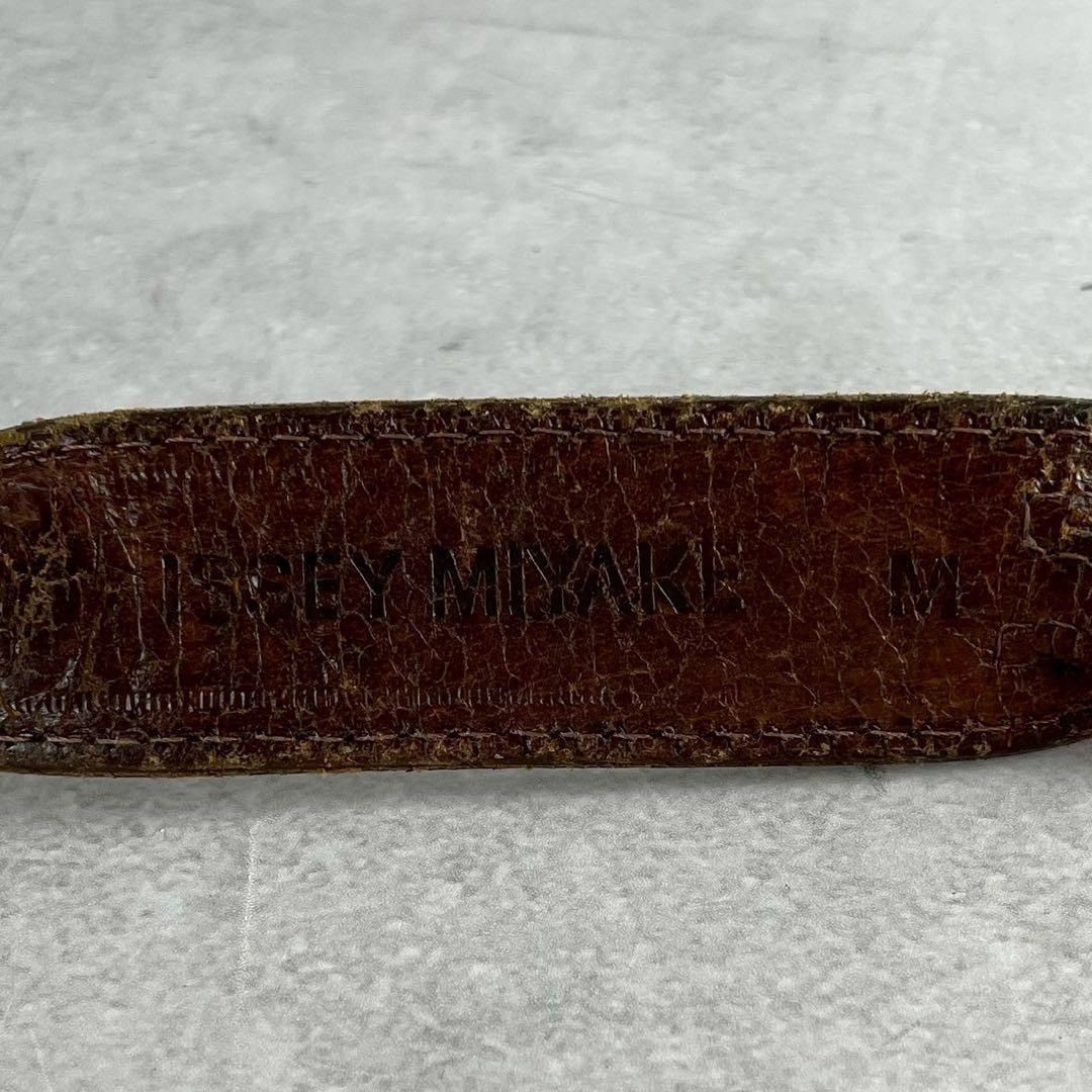 Issey Miyake ISSEY MIYAKE Leather Braiding Belt Brown Size ONE SIZE - 2 Thumbnail
