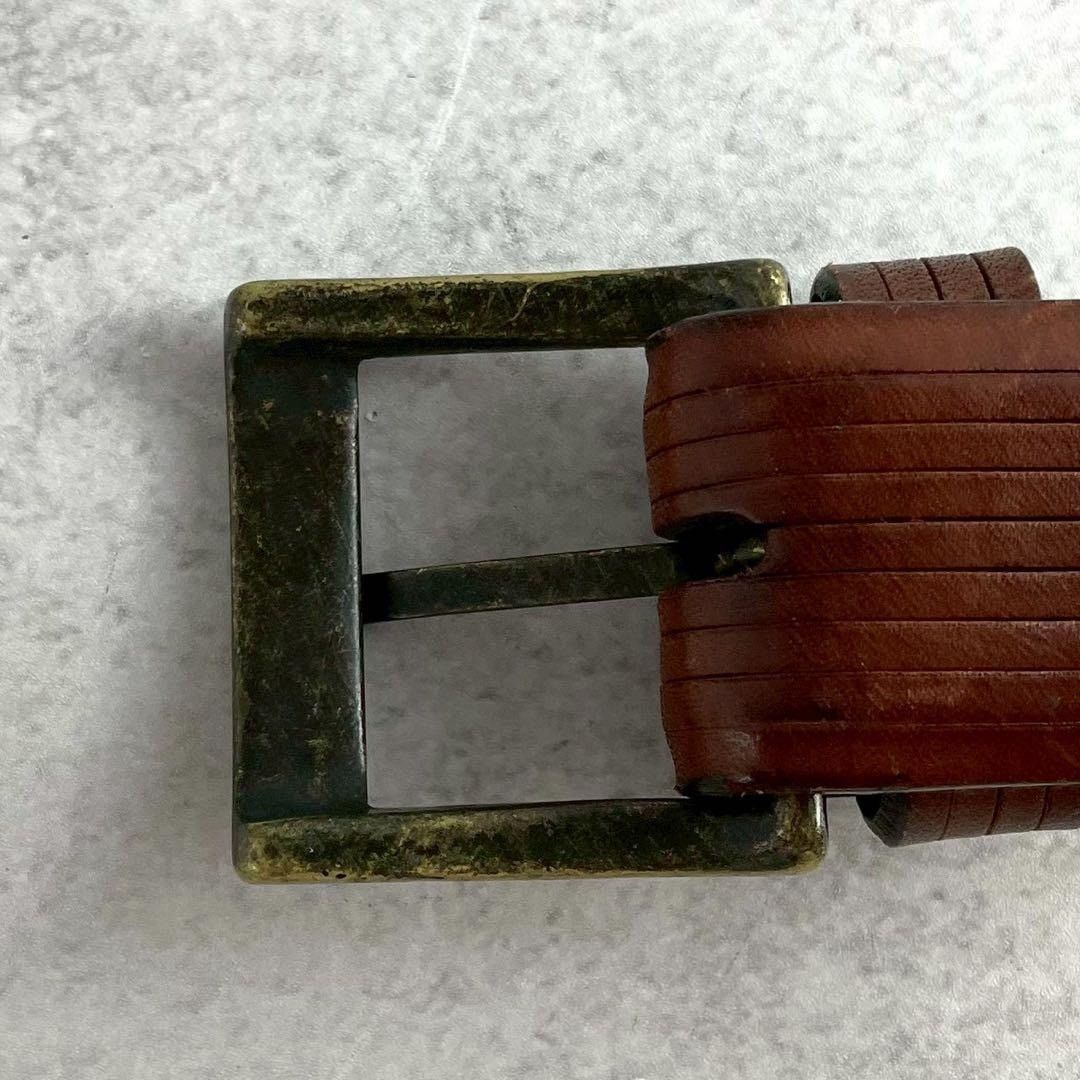 Issey Miyake ISSEY MIYAKE Leather Belt Brown Size M Size ONE SIZE - 10 Thumbnail