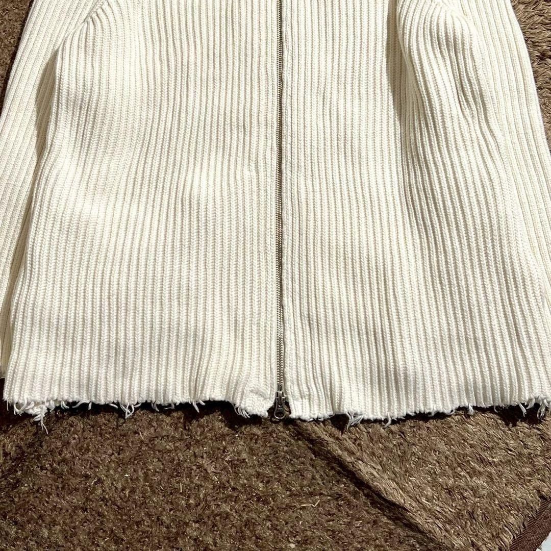 Maison Margiela Maison Margiela 23SS Driver's Knitwear White Size M Size US S / EU 44-46 / 1 - 7 Thumbnail