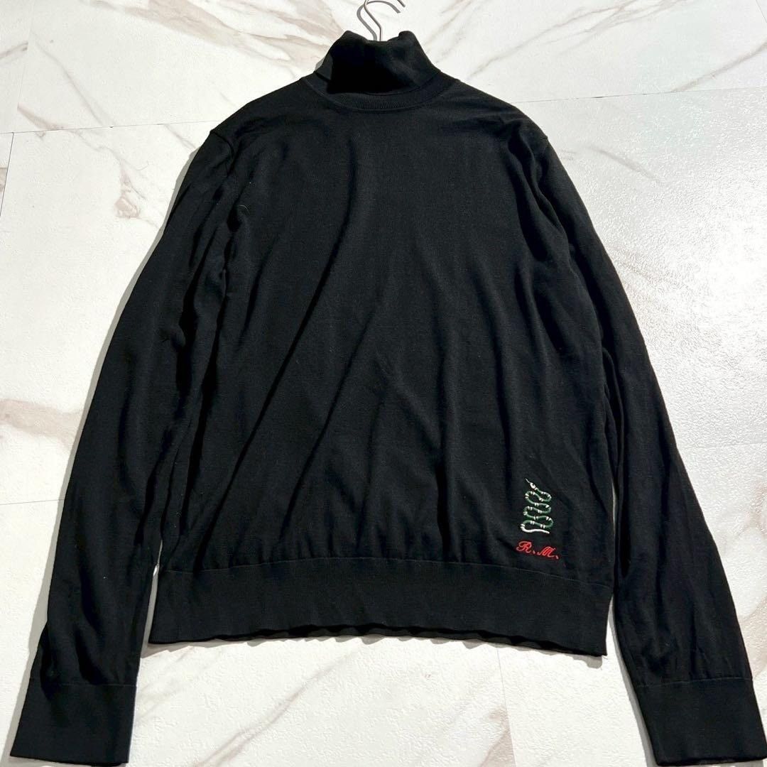 Gucci GUCCI Knit King's Snake Wool Black Size S Size US S / EU 44-46 / 1 - 4 Thumbnail